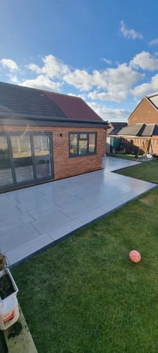 Customer photo review of Kandala - Grey Porcelain Paving Tiles - 900 x 600 x 20mm