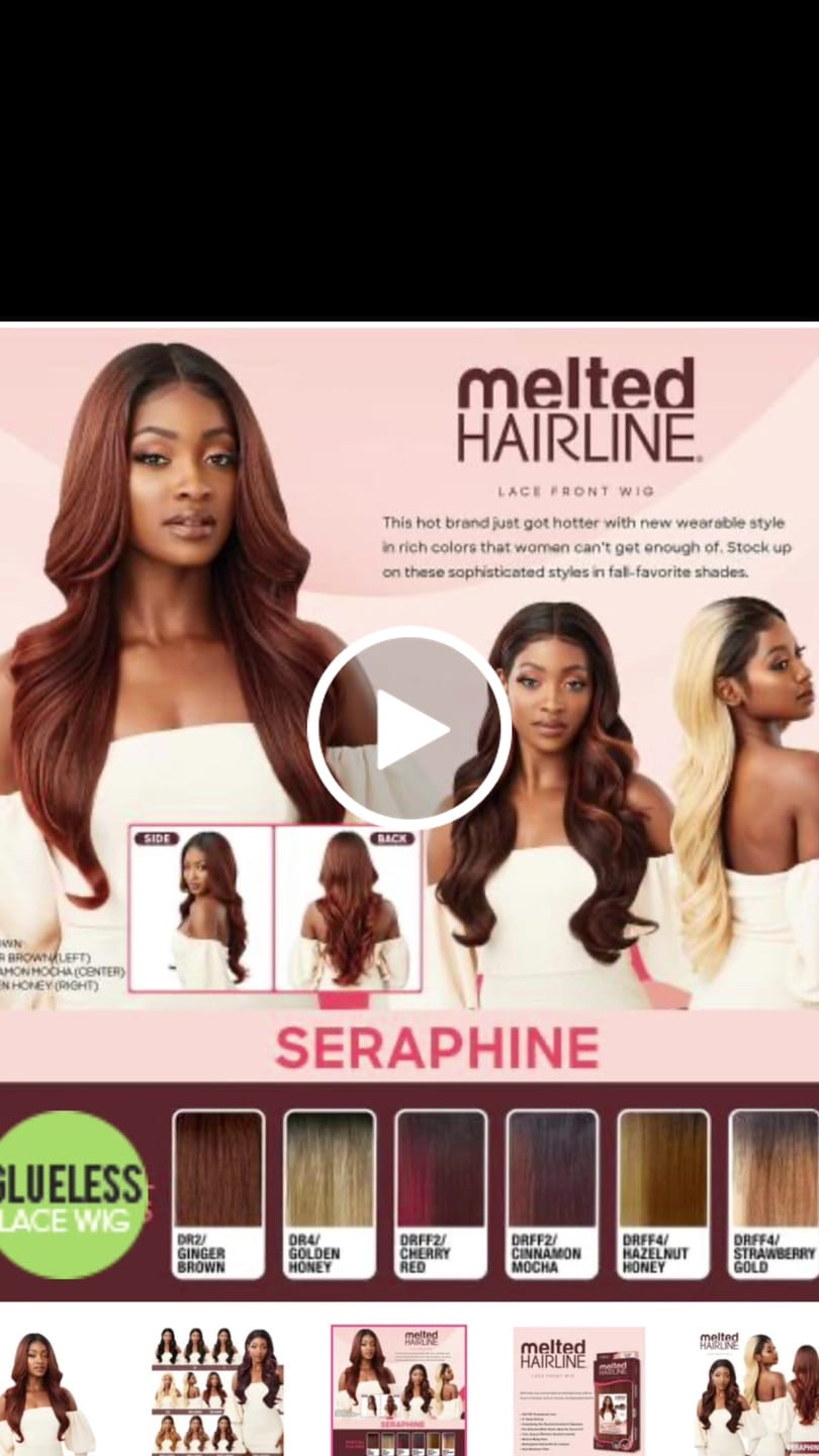 Customer video review of Outre Melted Hairline Glueless HD Lace Front Wig - SERAPHINE