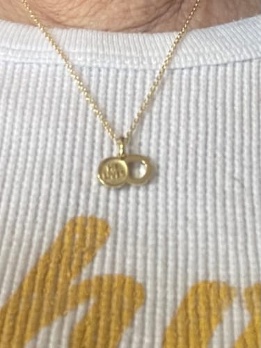 Customer photo review of The Empty Tomb Pendant Necklace