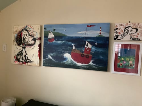 Customer review photo for Abstract Graffiti Art #GA051