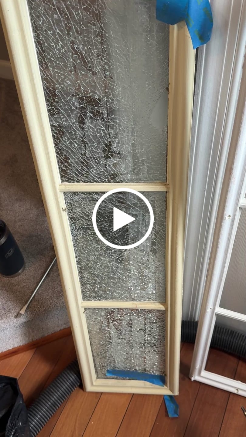 Customer video review of Clear 3 Lite Glass and Frame Kit (Half Sidelite 10" x 38" Frame Size)