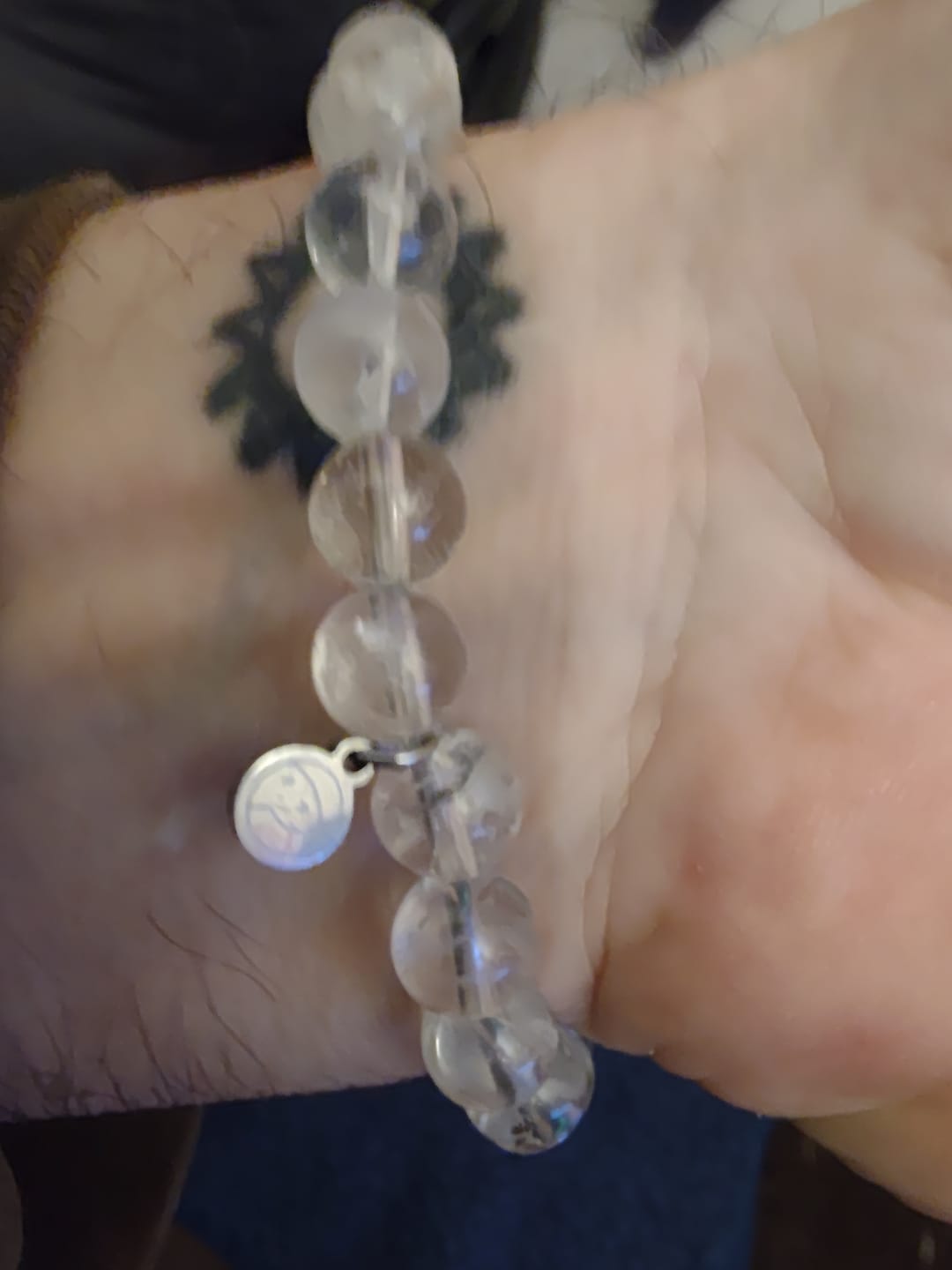 Customer photo review of Clear Quartz Bracelet