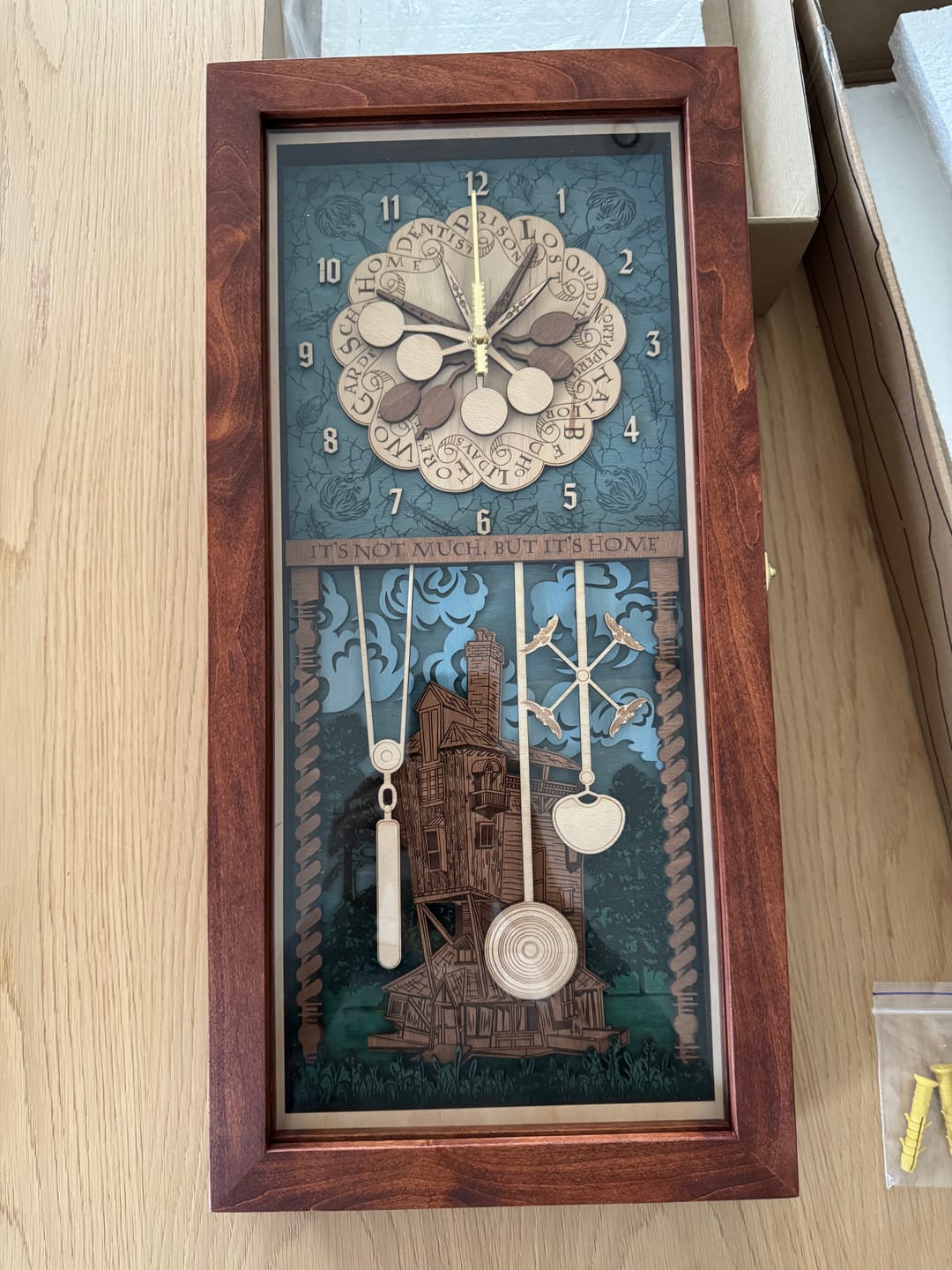 Customer photo review of WEASLEY FAMILY™ CLOCK