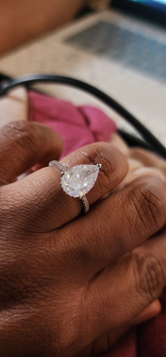 Customer photo review of Caroline Ring