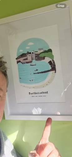 Customer photo review of Portballintrae North Coast Print