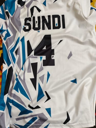 Customer photo review of Customised/Name Personalised Adult Jersys