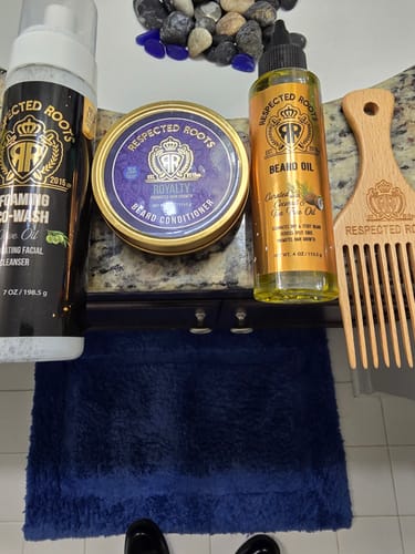 Customer photo review of Complete Beard Care Kit