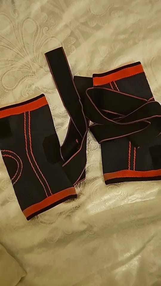 Customer photo review of Compression Knee Support Sleeve