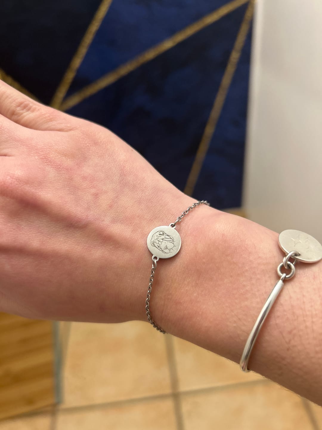 Customer photo review of Rückseitengravur