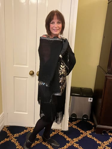 Colleen C. review of Aletta Flapper Dress - Black image 5 out of 5