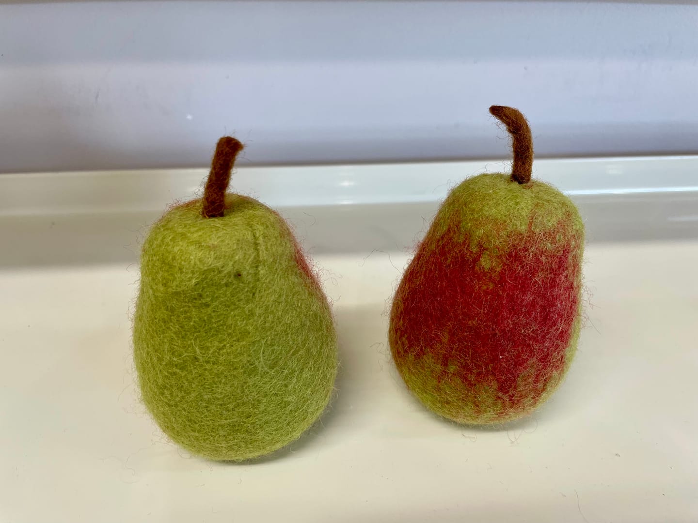 Customer photo review of Felt Vegetables and Fruits - Pick and Choose