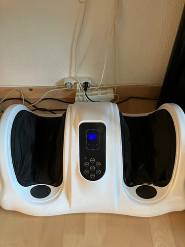 Customer photo review of Fod- og lægmassageapparat med fjernbetjening