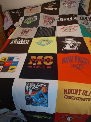 Customer photo review of Classic T-Shirt Blanket