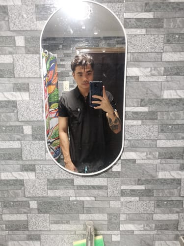 Customer photo review of Jogger MoveTech® Scrub Pants - Men / Graphite