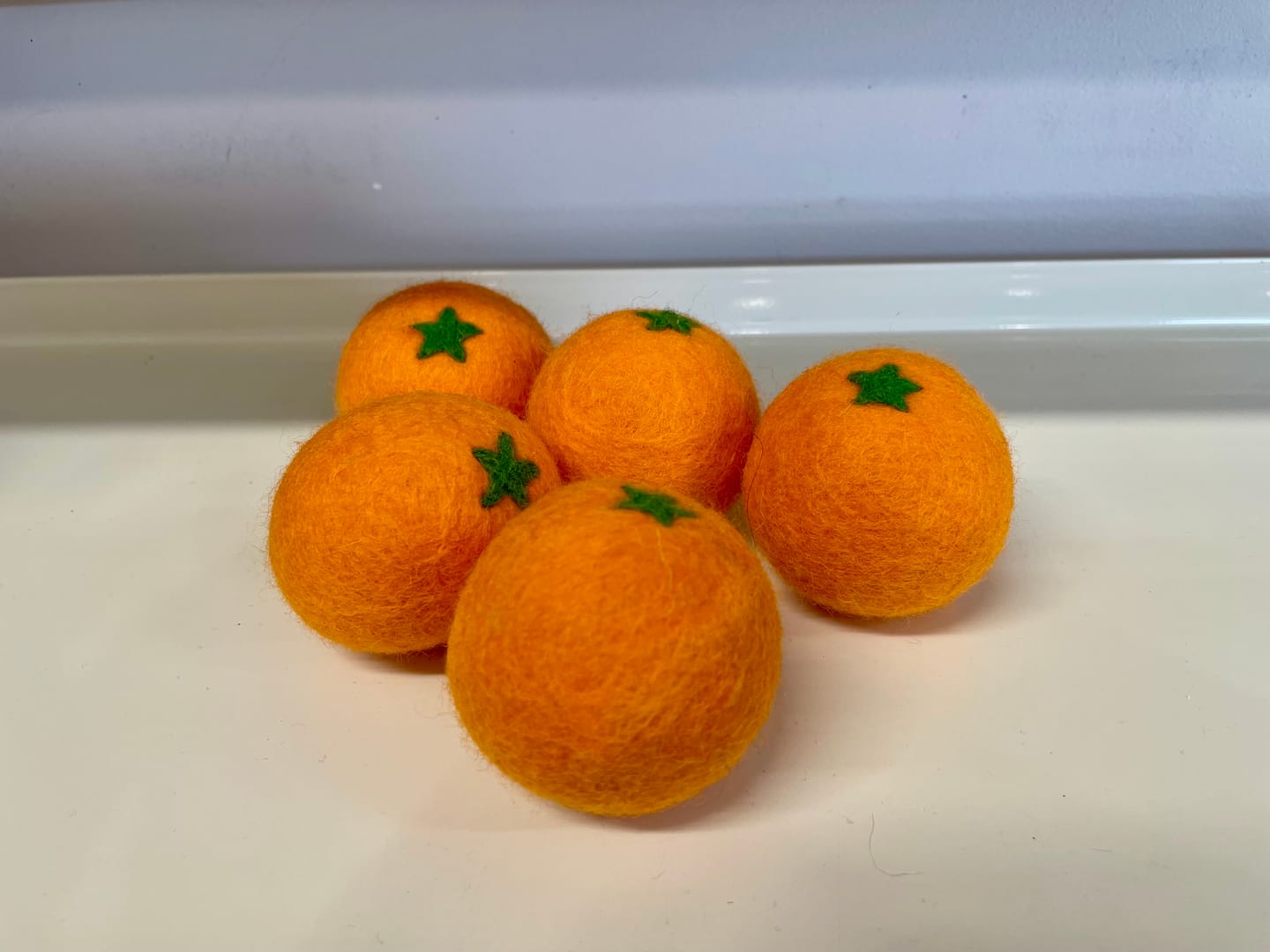 Customer photo review of Felt Orange