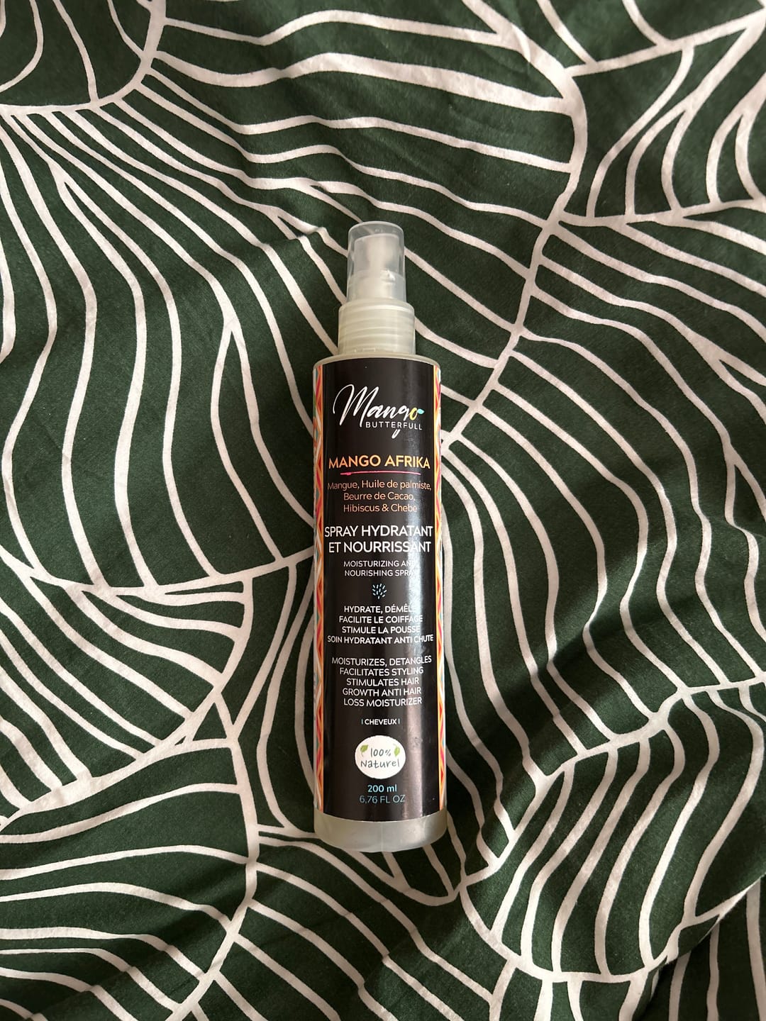 Customer photo review of Spray Hydratant et nourrissant - MANGO AFRIKA