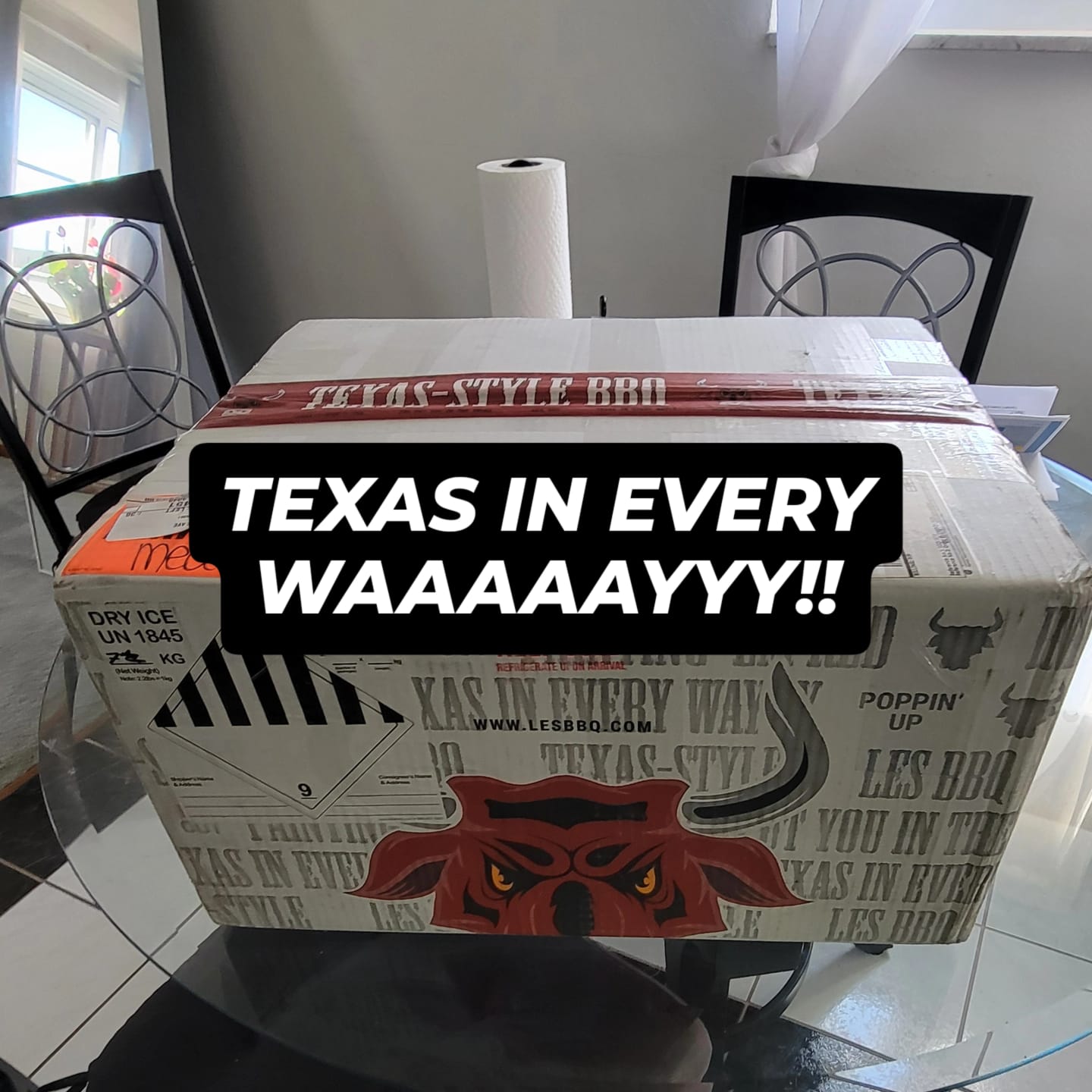 Customer photo review of Oxtail Infused Beef Sausage