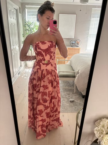 Customer photo review of carmel dress