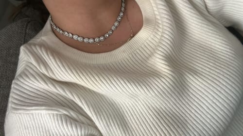 Customer photo review of COLLAR CRISTAL SWAROVSKI ANGELIC + KIT DE REGALO