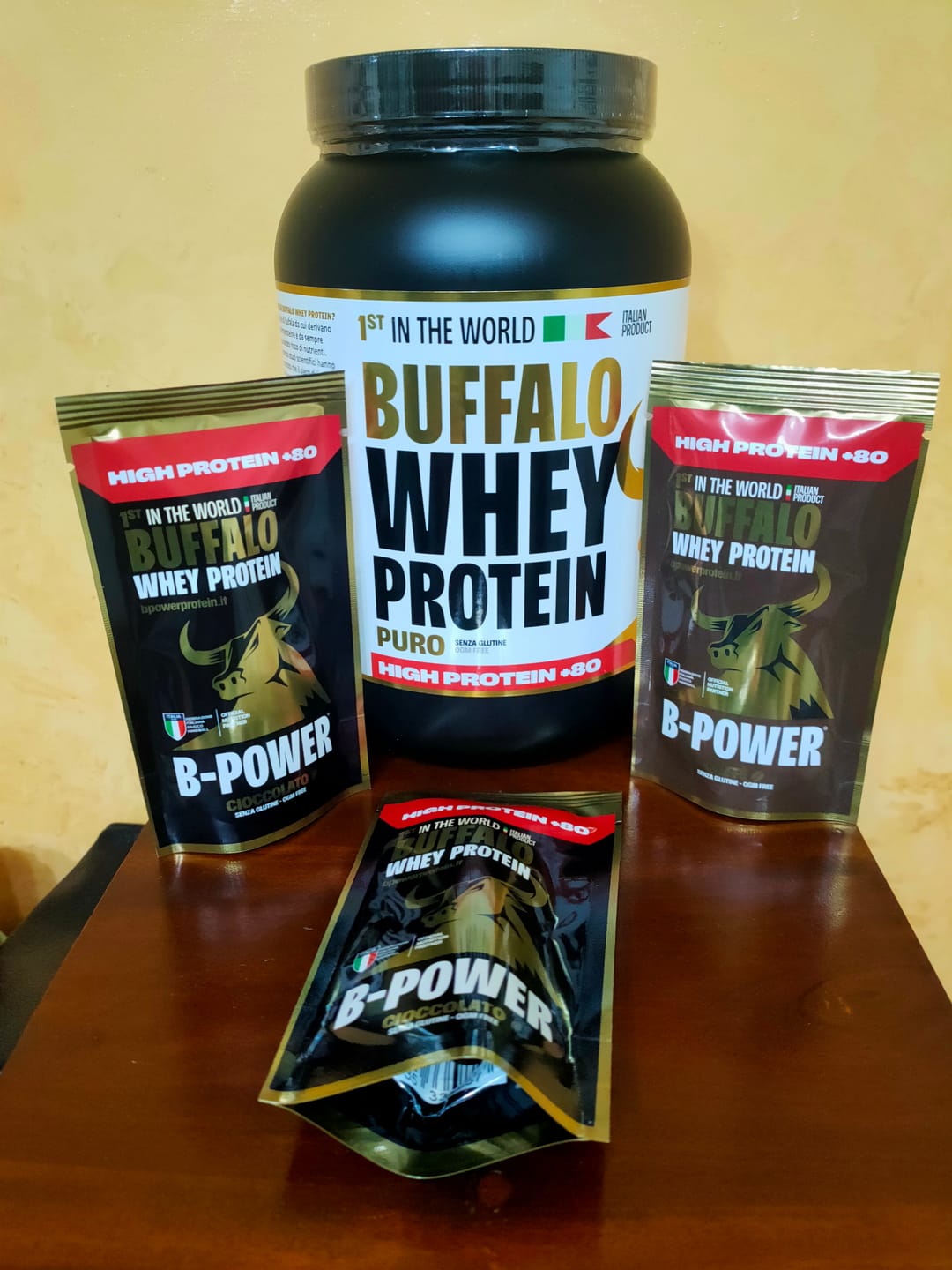 Customer photo review of +80 High Protein - Buffalo Whey Gusto Caffè - Proteine in Polvere in Bustina Monodose