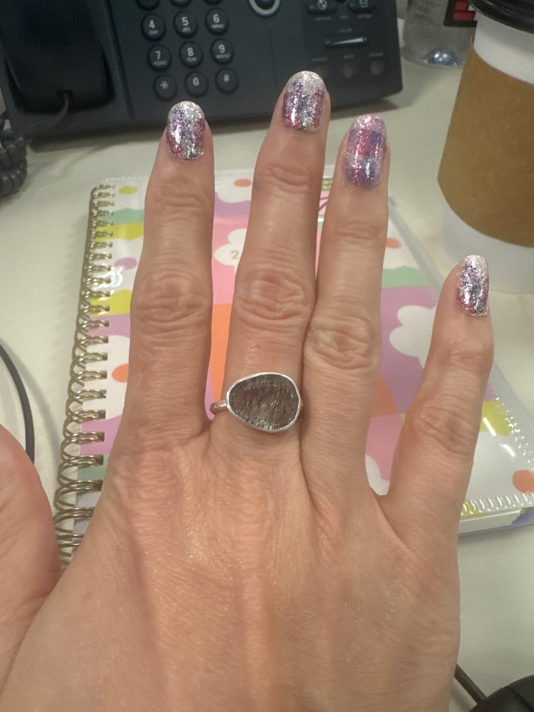 Customer photo review of Rutile Quartz Slice