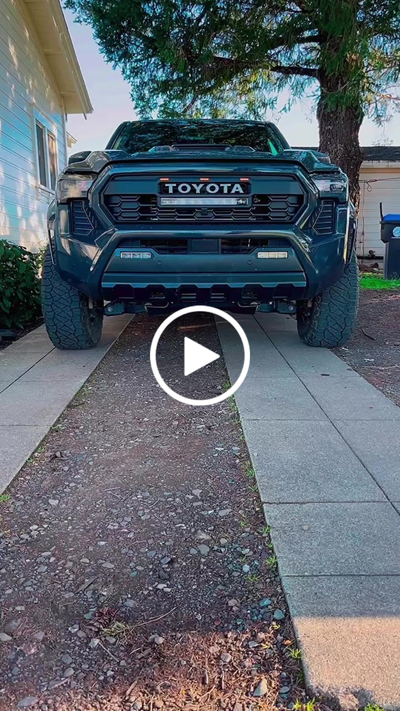 Customer video review of 2024+ TOYOTA TACOMA TRD PRO STYLE GRILLE
