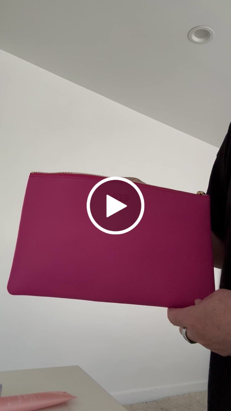 Customer video review of #5 Hot Pink Clutch
