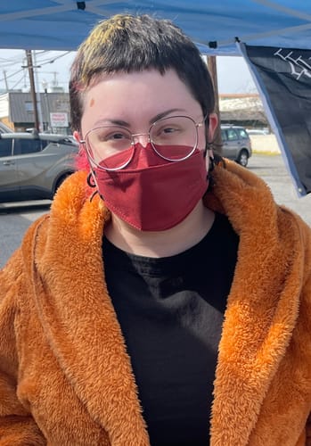 Customer photo review of KN95 Respirator Face Mask - Wine