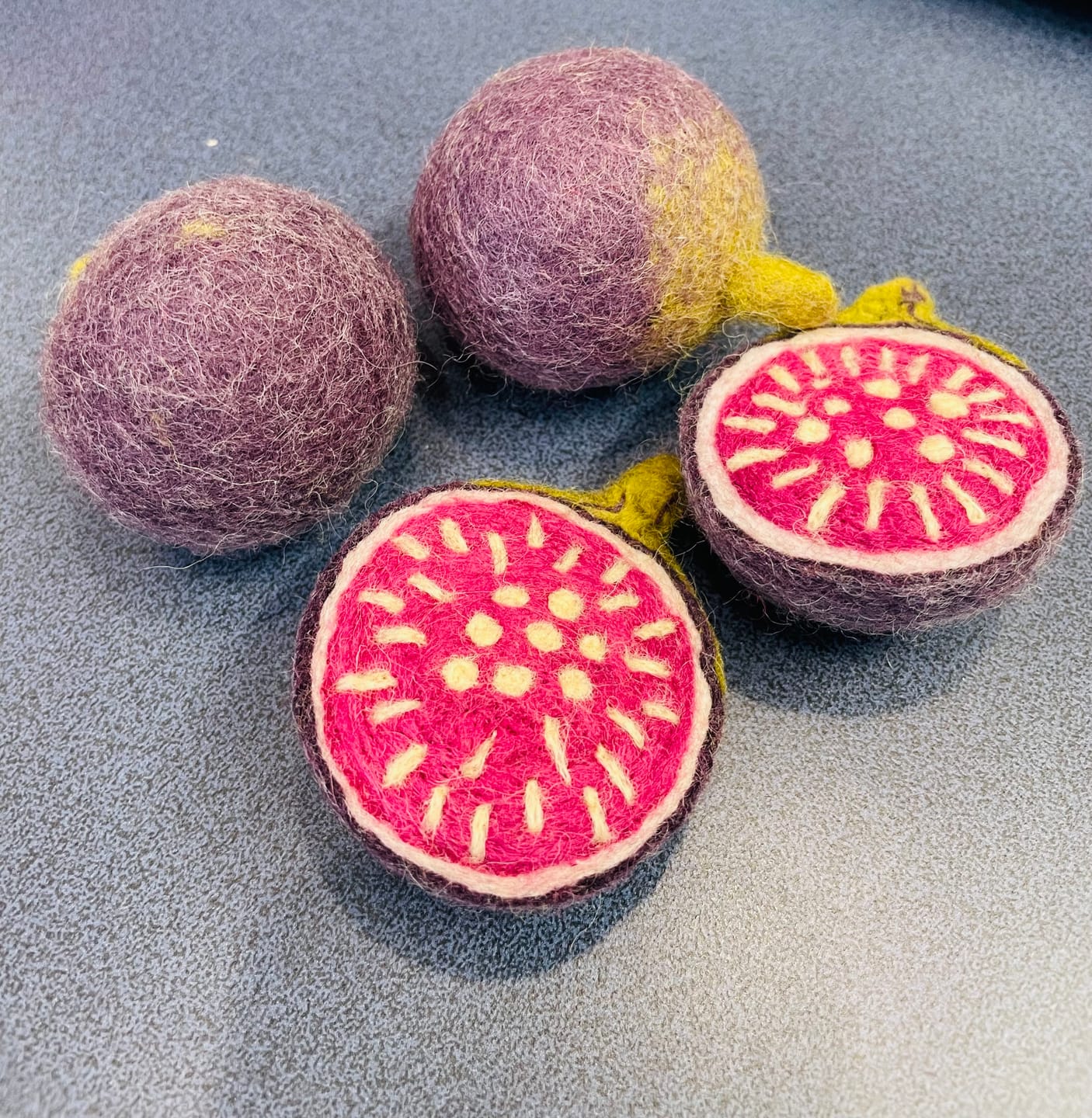 Customer photo review of Felt Vegetables and Fruits - Pick and Choose
