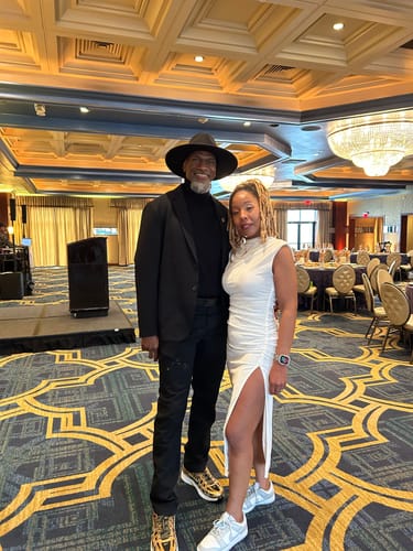 Customer photo review of Hendrix Wide Brim Fedora - Black