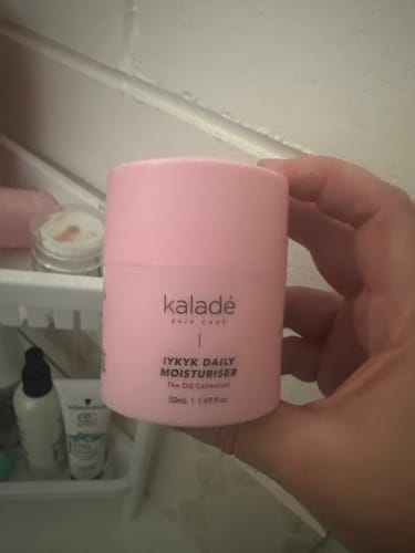 Customer photo review of IYKYK Daily Moisturiser