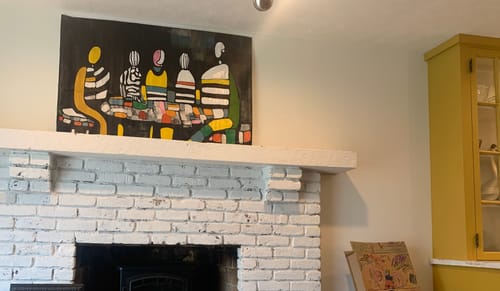 Customer photo review of People Canvas Art #PE100