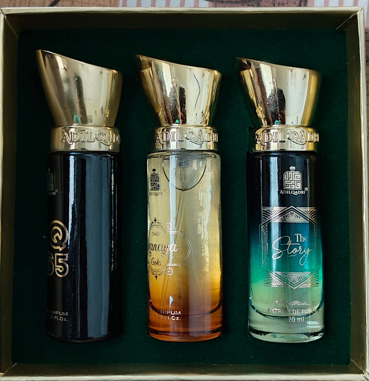 Customer photo review of Legendary Gift Set 3 Pcs Set of Premium Perfume Spray