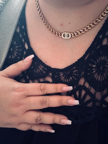 Customer photo review of Prestige Halskette | 18K vergoldet