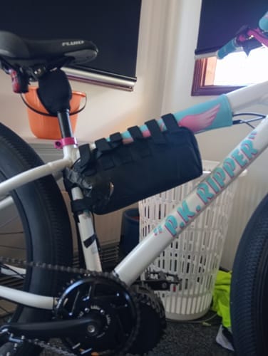Customer photo review of Medium Frame Battery Bag With Velcro Straps