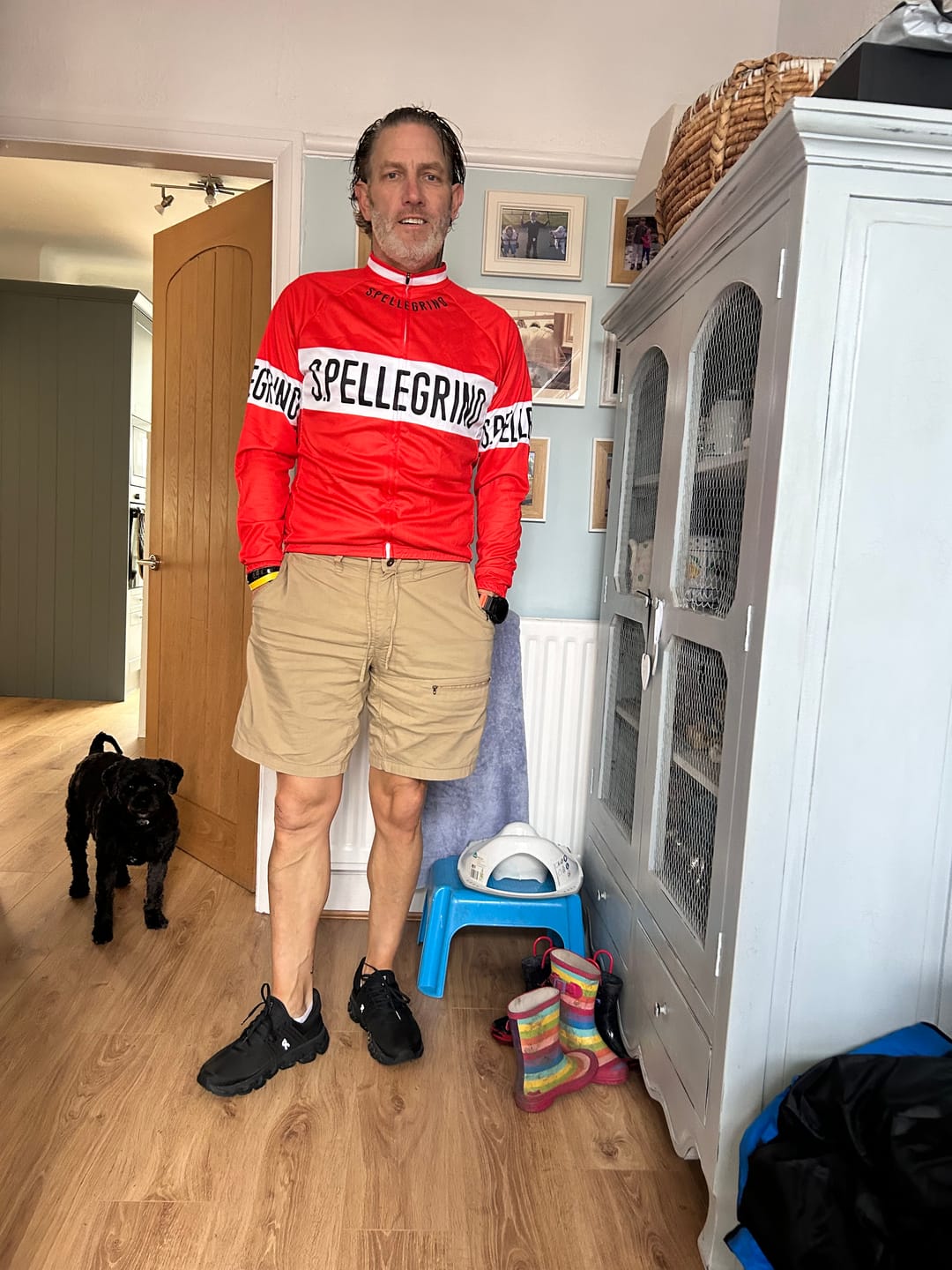 Customer photo review of Retro San Pellegrino Cycling Jersey - Orange