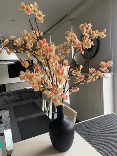 Customer photo review of Ballon Vaas - Mat zwart