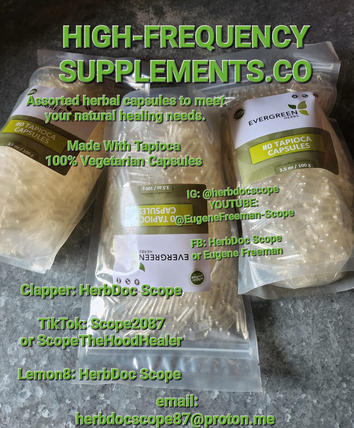 Customer photo review of Tapioca Capsules (1,000 count)