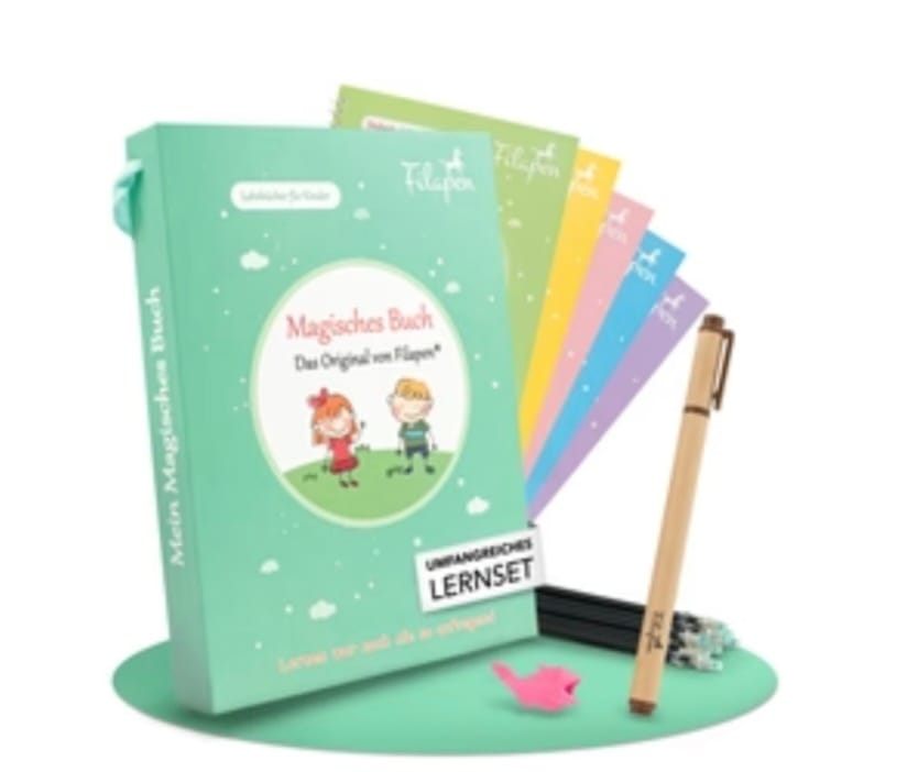 Customer photo review of Filapen® 5 Magische Übungshefte für Kinder - Wiederverwendbar - Inkl. Stift und Minen