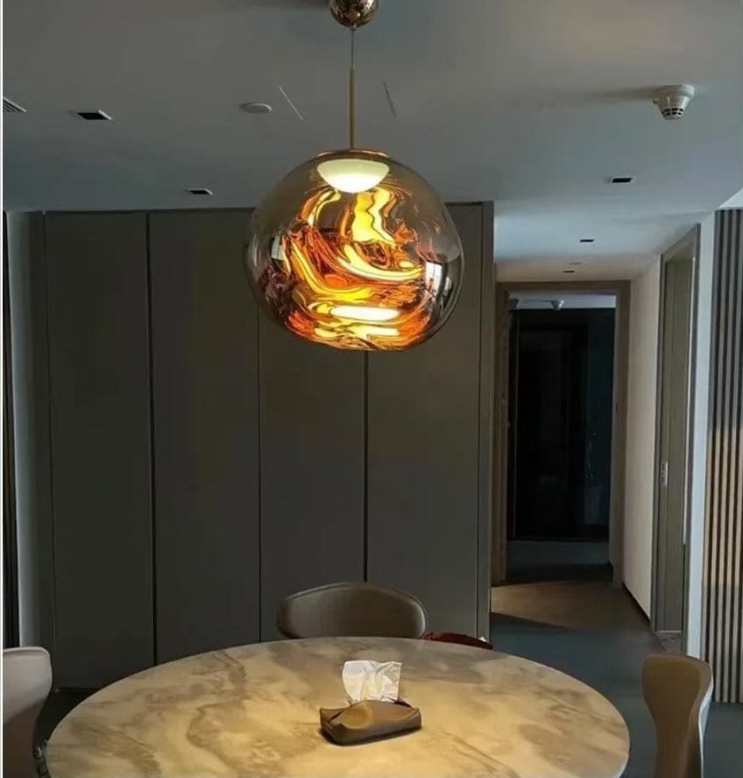 Customer photo review of Tambora Lava Pendant Light, Bulb Version