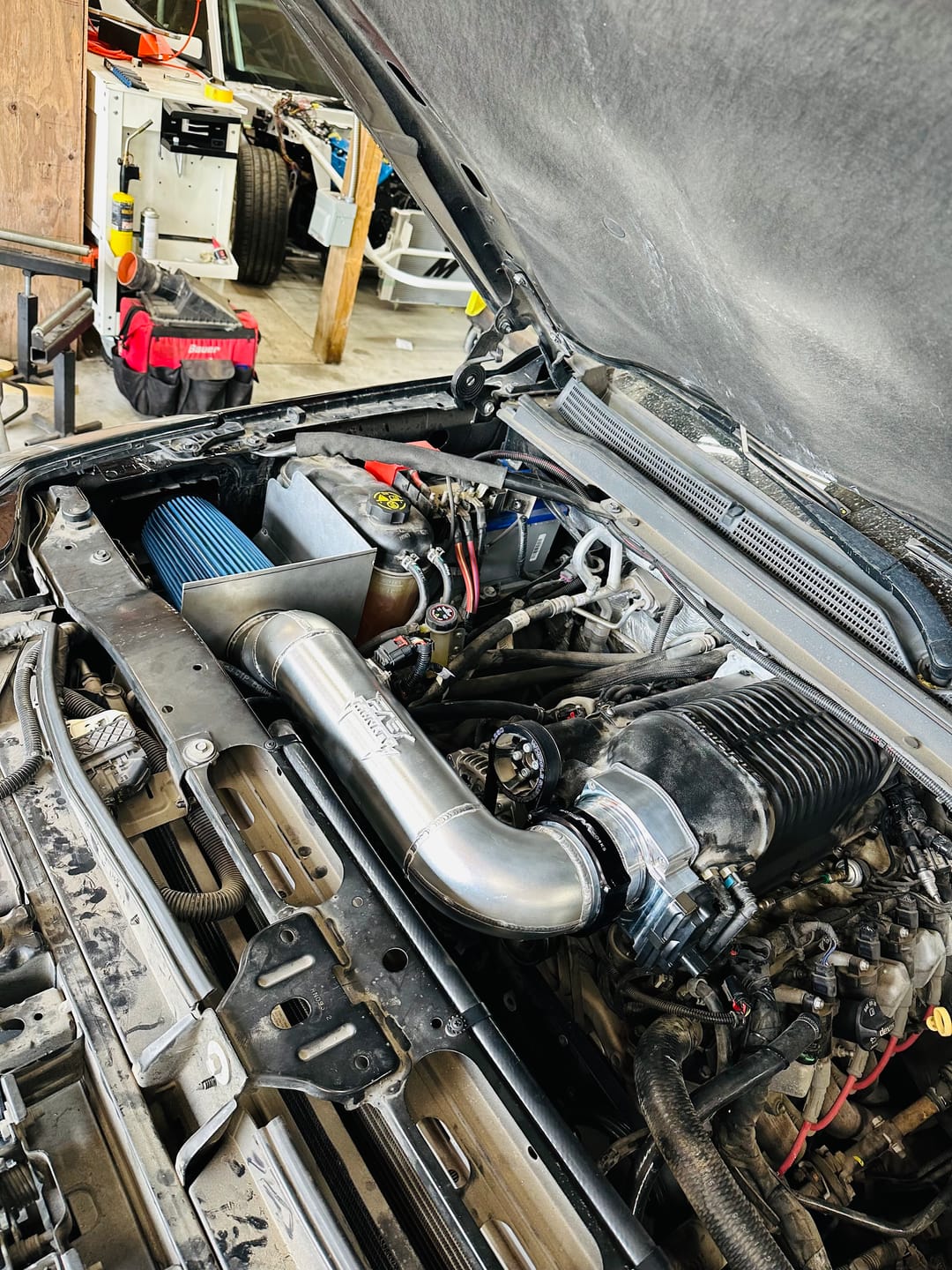 Customer photo review of Quick Seal Connector Kit 4" w/ 3 Piece Clamp and Weld Flanges 21-140
