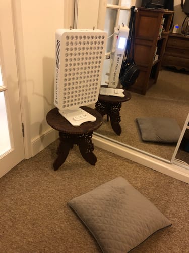 Customer photo review of The Advantage 2.0 Series - Red Light Therapy Full Body Panel