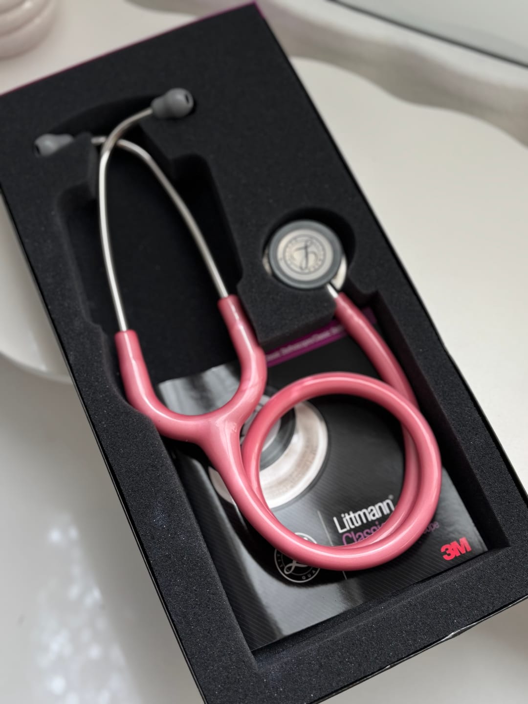 Customer photo review of Littmann Classic III Stethoscope: Pearl Pink 5633