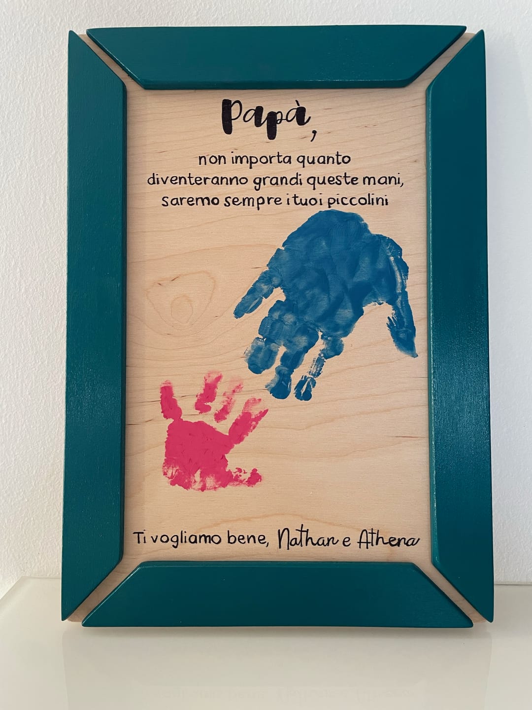 Customer photo review of Quadretto - festa del papà