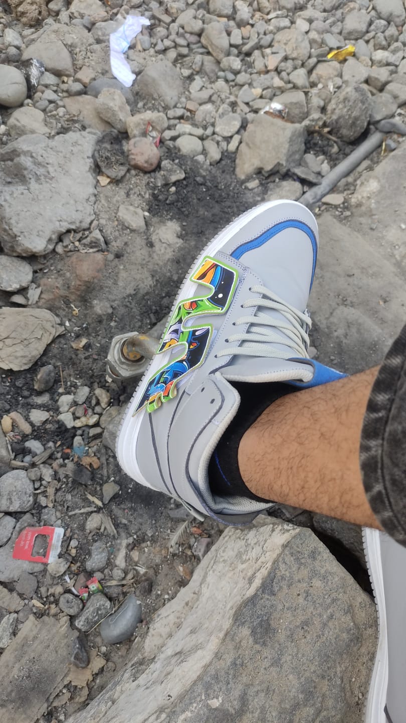 Customer photo review of Bacca Bucci High-Top PATCH-PLAY Men's Sneakers