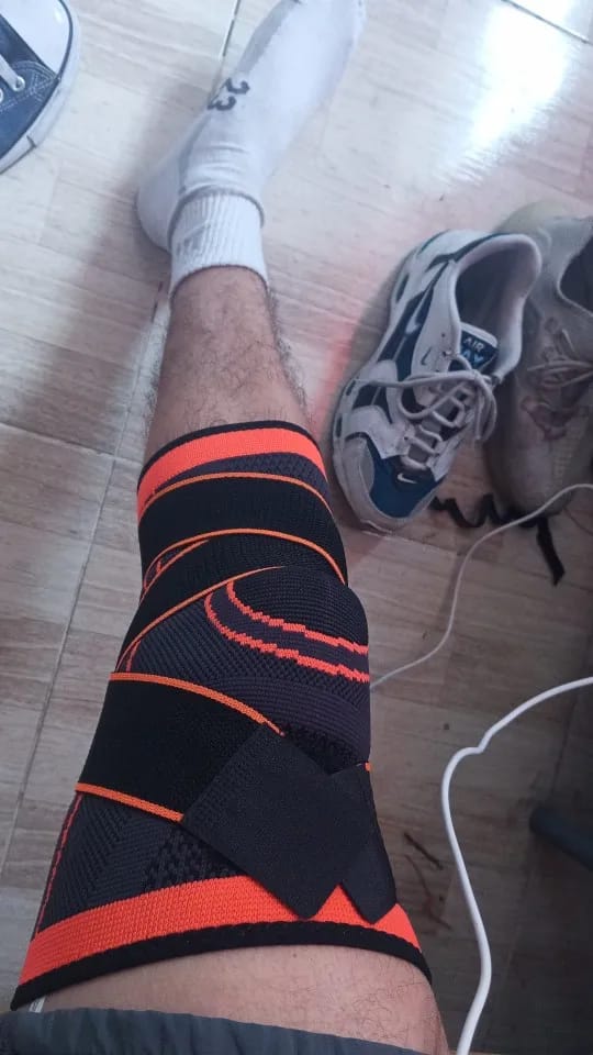 Customer photo review of Compression Knee Support Sleeve