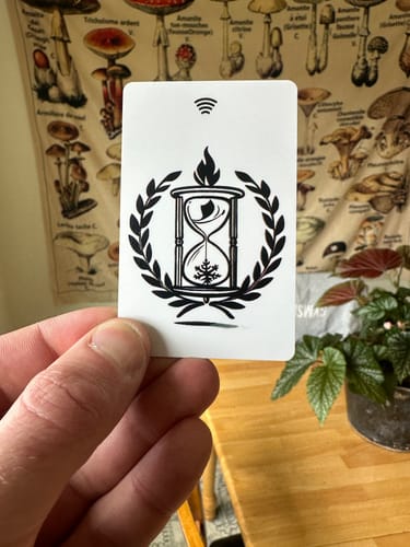 Customer photo review of Custom NFC Business Card