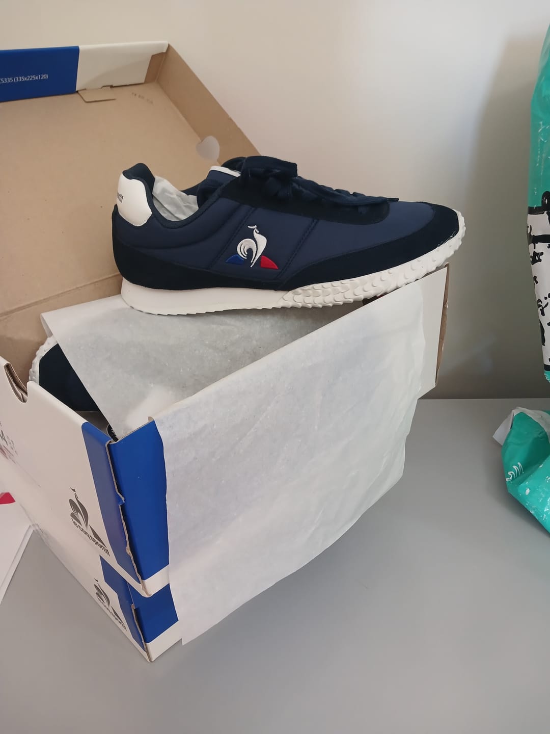 Customer photo review of Zapatillas Le Coq Sportif Veloce Azul