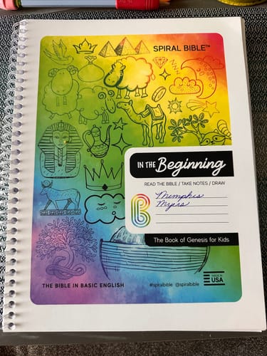 Customer photo review of Spiral Bible™ - For Kids - The Book of Genesis