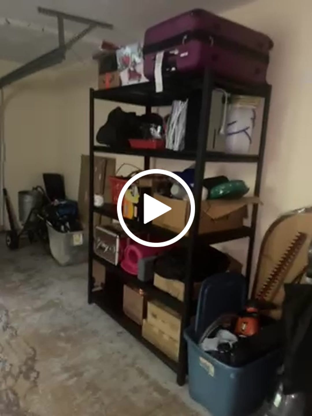Customer video review of REIBII 5-Tier 72" H Garage Shelving, 3000LBS Adjustable Metal Shelving Unit, Storage Shelves For Warehouse, Basement & Industrial